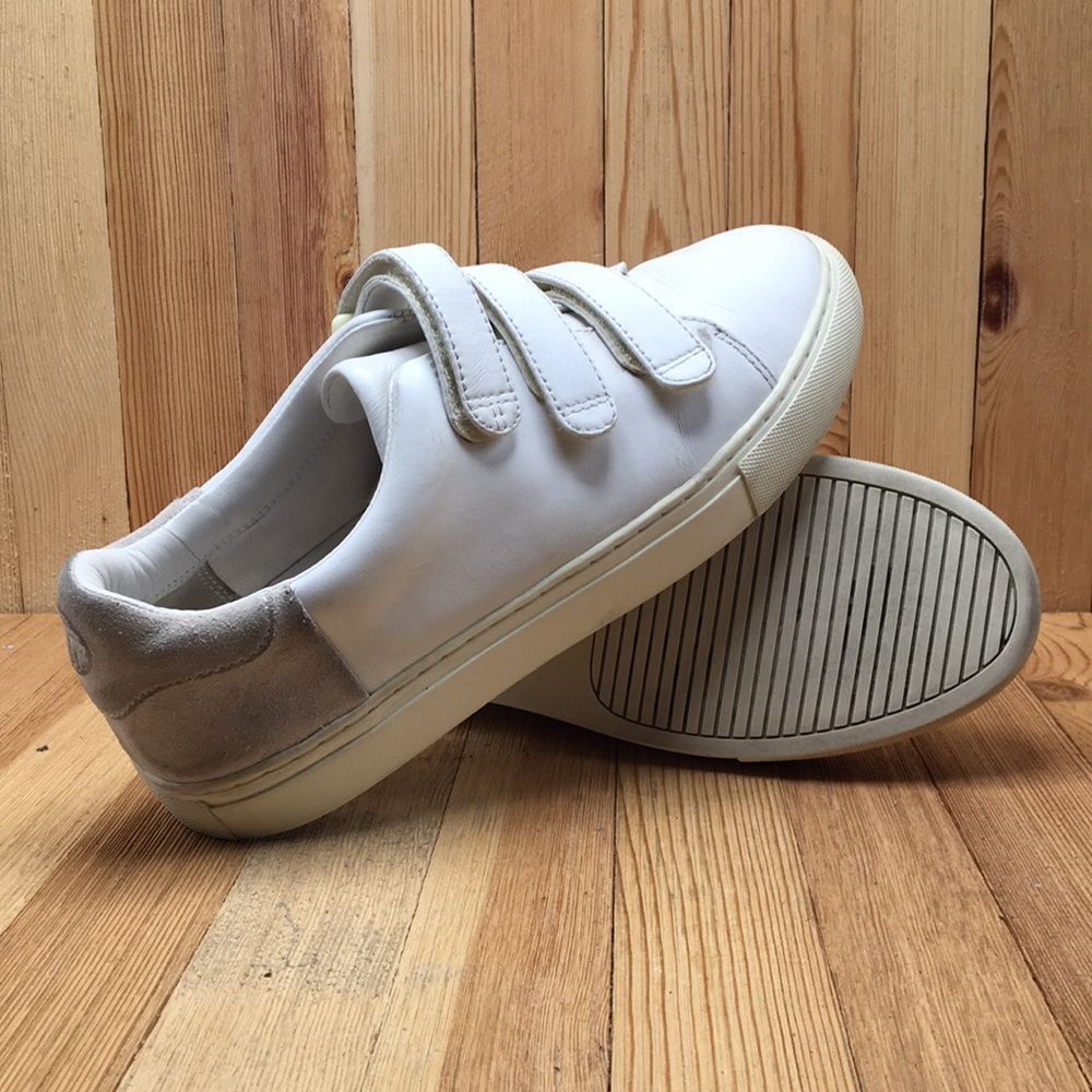 Tory Burch Sport Shoes Women Sz 8 Leather White Straps Sneaker Athletic 0565 - Picture 9 of 13